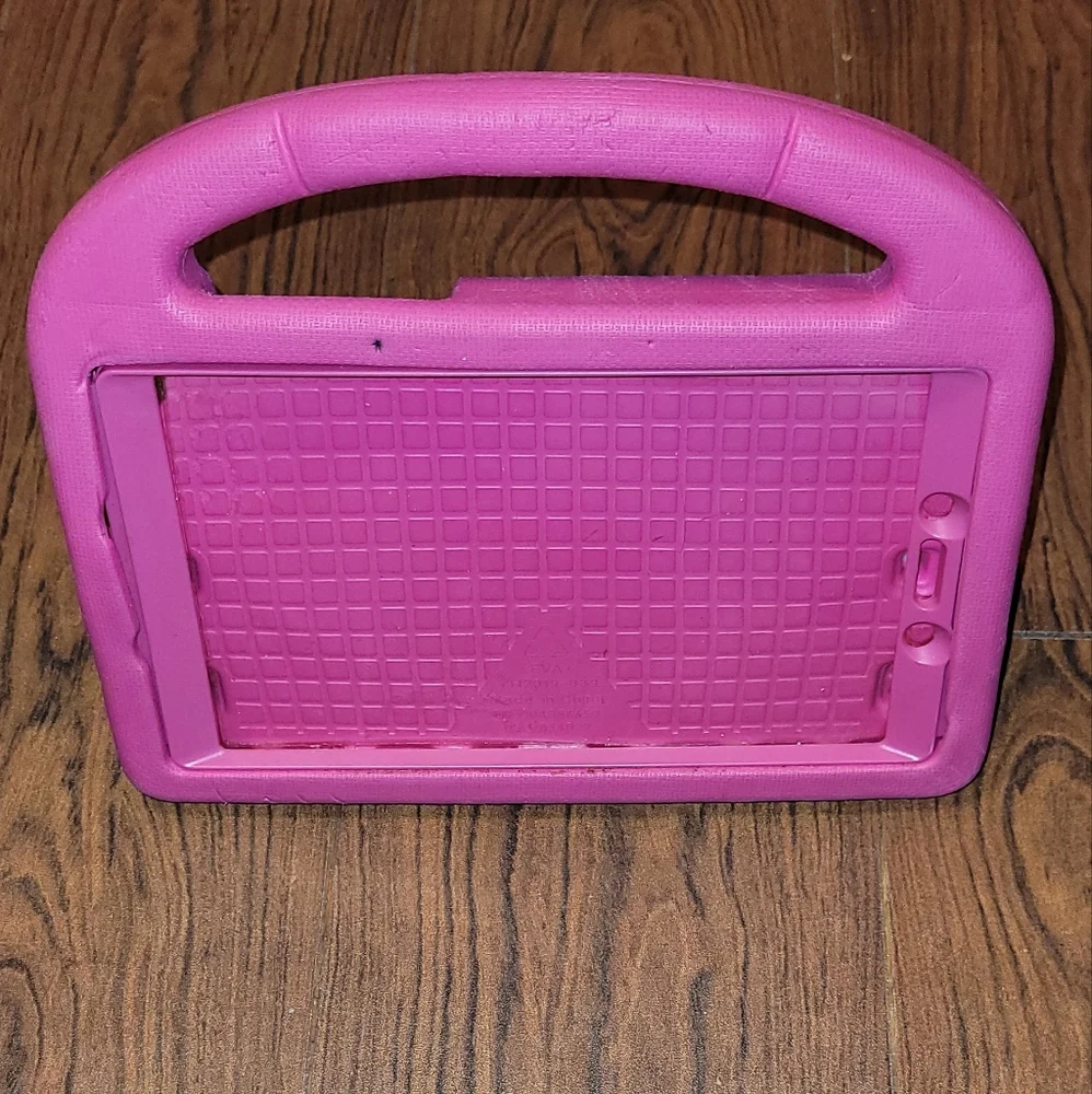 Pink standing tablet case